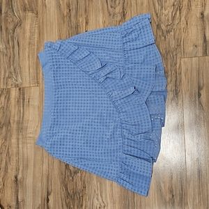 City Chic NWT sky blue ruffle skirt Size 14